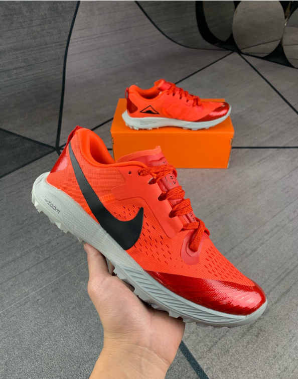 2020 Men Nike Air Zoom Terra Kiger 5 XY Red Orange Black Running Shoes